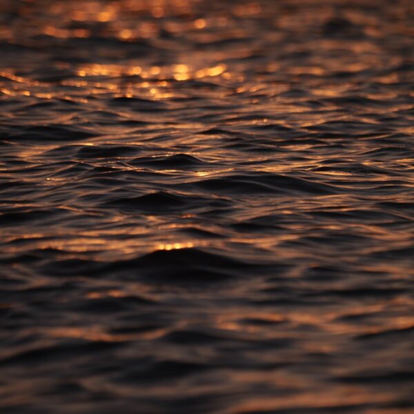 A body of water that has some water in it